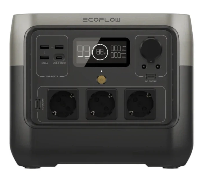 Зарядная станция EcoFlow RIVER 2 Pro (ZMR620-B-EU) - Фото 1 Зарядная станция EcoFlow RIVER 2 Pro (ZMR620-B-EU) - изображение 1