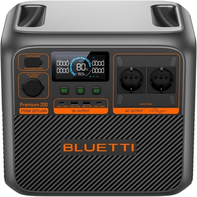 Зарядна станція BLUETTI Premium 200 V2 - Фото 4 Зарядна станція BLUETTI Premium 200 V2 - зображення 4
