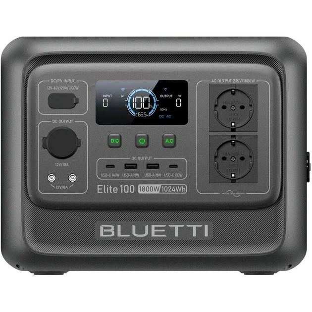 Зарядная станция BLUETTI Elite 100 V2 (P-EL100V2-EU-GY-BL-010) - Фото 1 Зарядная станция BLUETTI Elite 100 V2 (P-EL100V2-EU-GY-BL-010) - изображение 1