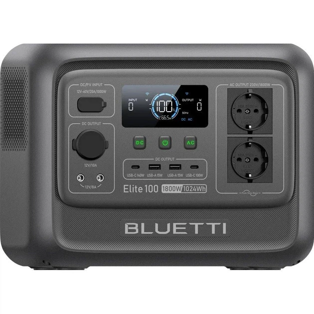 Зарядная станция BLUETTI Elite 100 V2 (P-EL100V2-EU-GY-BL-010) - Фото 2 Зарядная станция BLUETTI Elite 100 V2 (P-EL100V2-EU-GY-BL-010) - изображение 2