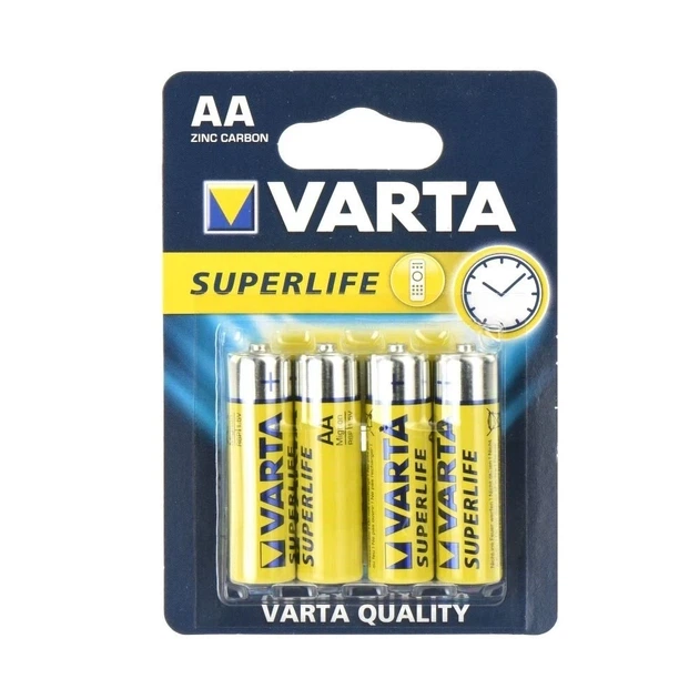 Батарейки VARTA SUPERLIFE R06/AA, 4 шт. у блістері - изображение 2