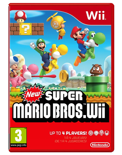 Игра Nintendo Wii New Super Mario Bros. Europe Английская Версия Б/У - Фото 1 Игра Nintendo Wii New Super Mario Bros. Europe Английская Версия Б/У - изображение 1