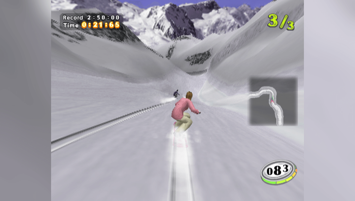 Игра Sony PlayStation 2 Snowboard Racer 2 Europe Английская Версия Б/У - изображение 3