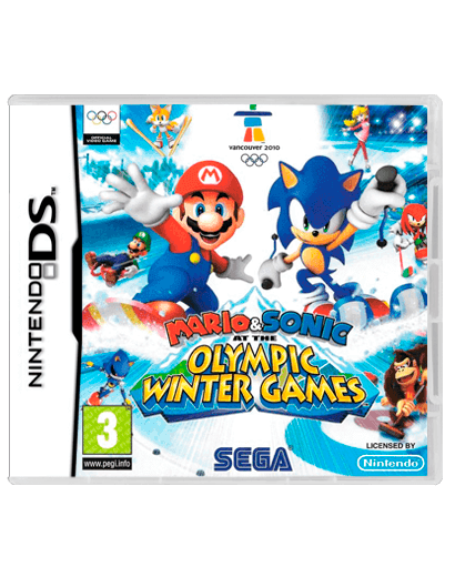 Гра Nintendo DS Mario & Sonic at the Olympic Winter Games Англійська Версія + Коробка Б/У - Фото 1 Гра Nintendo DS Mario & Sonic at the Olympic Winter Games Англійська Версія + Коробка Б/У - зображення 1