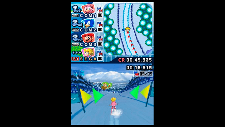 Гра Nintendo DS Mario & Sonic at the Olympic Winter Games Англійська Версія + Коробка Б/У - Фото 4 Гра Nintendo DS Mario & Sonic at the Olympic Winter Games Англійська Версія + Коробка Б/У - зображення 4