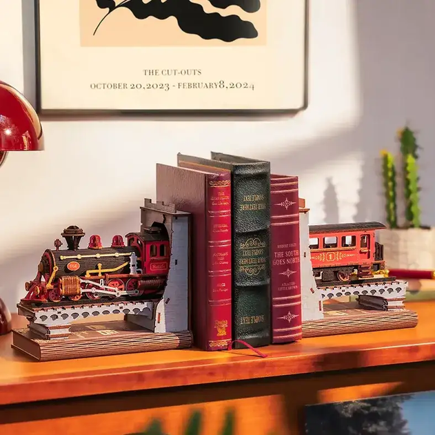 Конструктор Book Nook Robotime Rolife Century Train TGE01 паровоз(PP_1D5C1369EFA6) - изображение 3