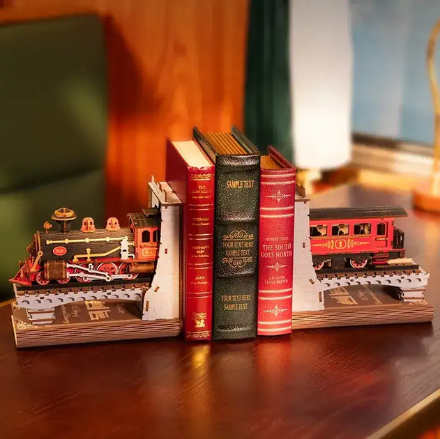 Конструктор Book Nook Robotime Rolife Century Train TGE01 паровоз(PP_1D5C1369EFA6) - изображение 5