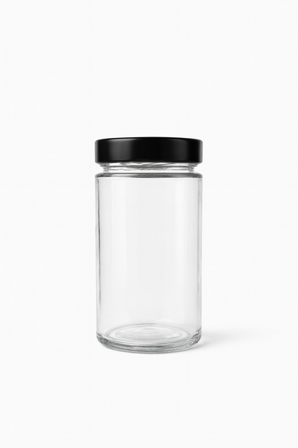 Банка стеклянная Everglass Elena 370 мл с крышкой deep черная (7370) - Фото 1 Банка стеклянная Everglass Elena 370 мл с крышкой deep черная (7370) - изображение 1