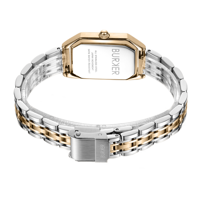 Жіночий годинник Burker Watches Isabell сріблястий та золотистий з чорним циферблатом (ISABGS) - Фото 3 Жіночий годинник Burker Watches Isabell сріблястий та золотистий з чорним циферблатом (ISABGS) - изображение 3
