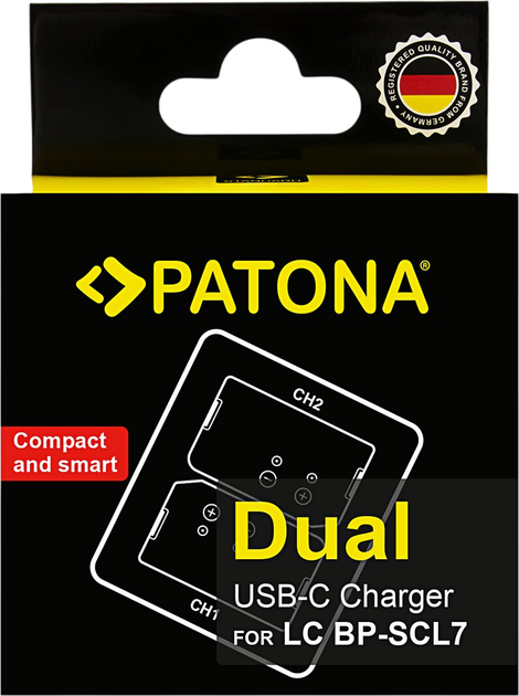Зарядний пристрій PATONA Dual Charger with USB-C Cable для Leica M11P / M11M (4055655253116) - Фото 6 Зарядний пристрій PATONA Dual Charger with USB-C Cable для Leica M11P / M11M (4055655253116) - зображення 6