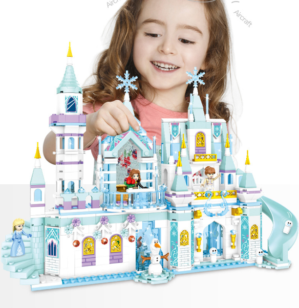 Большой детский конструктор замок Принцесса Frozen Princess дворец Эльза для девочек - изображение 3