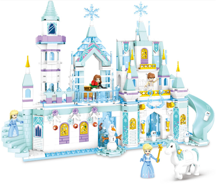 Большой детский конструктор замок Принцесса Frozen Princess дворец Эльза для девочек - изображение 5