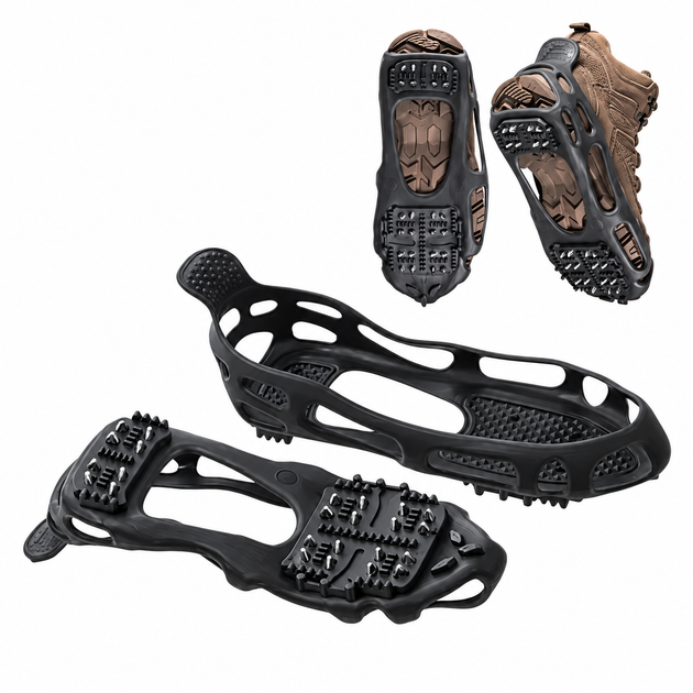 Ледоходы-ледоступы Solve KT9005001 Boot Spikes Overshoe, противоскользящие накладки на обувь, по 24 шипа, размер 37–41 - Фото 5 Ледоходы-ледоступы Solve KT9005001 Boot Spikes Overshoe, противоскользящие накладки на обувь, по 24 шипа, размер 37–41 - изображение 5