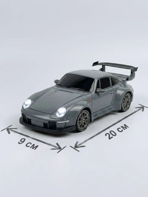 Машинка для дрифту на радіокеруванні Porsche 911 1:24 20+ км/год 4WD машинка на пульті керування порше порш - изображение 4