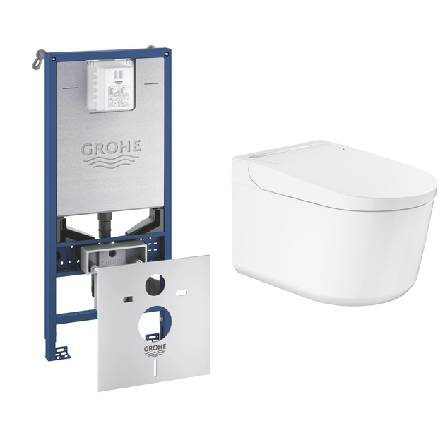 Инсталляция с унитазом-биде SENSIA PRO GROHE SENSIA UA39508RS0, белый - Фото 1 Инсталляция с унитазом-биде SENSIA PRO GROHE SENSIA UA39508RS0, белый - изображение 1