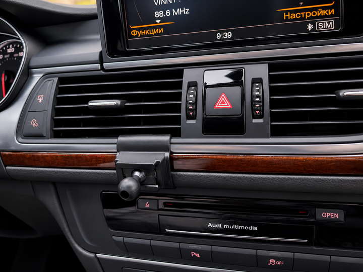 Держатель телефона для Audi A6C7 (Комлект: основа для панели Audi A6C7 + HOCO Mighty one-button). - Фото 9 Держатель телефона для Audi A6C7 (Комлект: основа для панели Audi A6C7 + HOCO Mighty one-button). - изображение 9