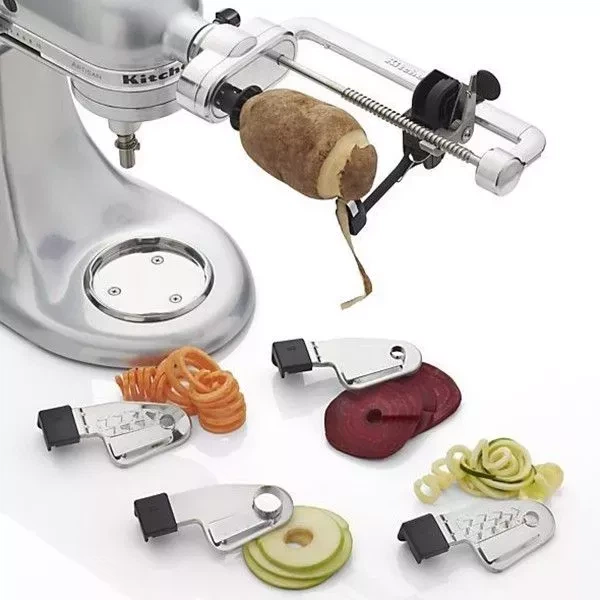 Насадка-спіралайзер KitchenAid 5KSM1APC 4 ножа колір металічний - зображення 8