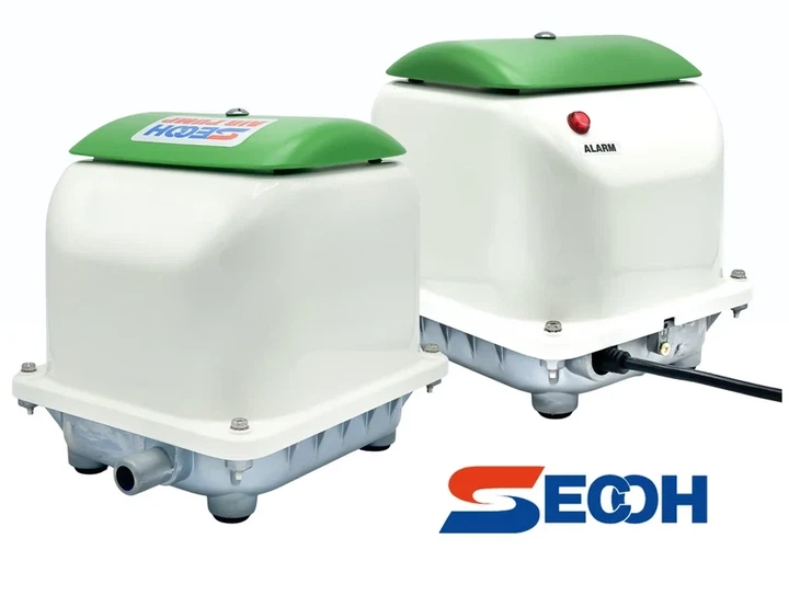 Повітряний компресор SECOH JDK‑S‑100 (100 л/хв) аерація для септиків, ставків і очисних систем - зображення 5