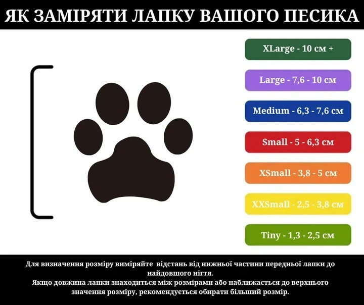 Захисні каучукові шкарпетки для собак PawZ Dog Boots розмір XXSmall (12 шт.) - изображение 2
