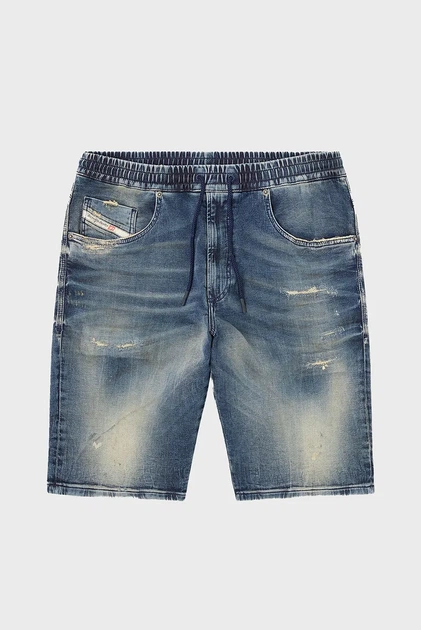 Чоловічі сині джинсові шорти 2033 D-KROOLEY-SHORT JOGG CALZONCINI Diesel 28 A12717 068PN - Фото 4 Чоловічі сині джинсові шорти 2033 D-KROOLEY-SHORT JOGG CALZONCINI Diesel 28 A12717 068PN - изображение 4