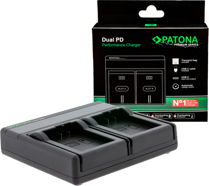 Ładowarka PATONA Premium Dual PD do Nikon EN-EL25 Seria Z FC (4055655244879) - obraz 2