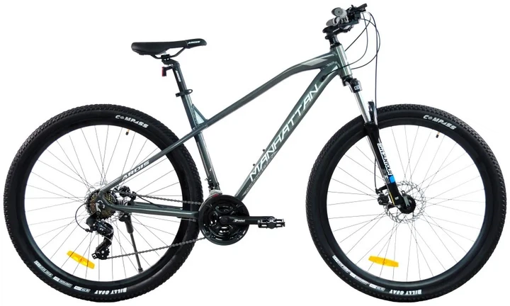Велосипед ARDIS 29 MTB AL "MANHATTAN", Сірий (17" (157-170см)) - Фото 1 Велосипед ARDIS 29 MTB AL "MANHATTAN", Сірий (17" (157-170см)) - изображение 1