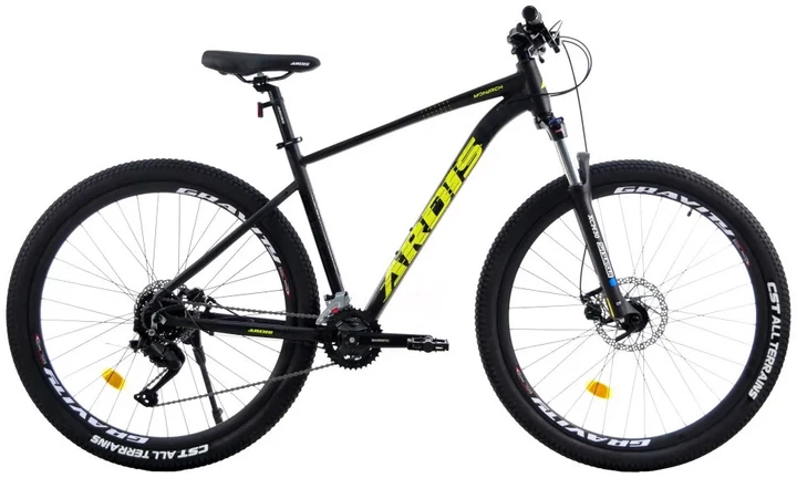 Велосипед Ardis 29 MTB AL "MONARCH", Чорно-жовтий (21" (180-190см)) - Фото 1 Велосипед Ardis 29 MTB AL "MONARCH", Чорно-жовтий (21" (180-190см)) - изображение 1