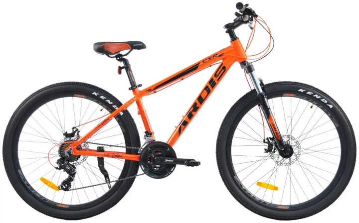 ВЕЛОСИПЕД ARDIS 27,5 MTB AL "CXR" З LOCK-OUT НА КЕРМІ, Помаранчевий (17" (157-170см)) - Фото 1 ВЕЛОСИПЕД ARDIS 27,5 MTB AL "CXR" З LOCK-OUT НА КЕРМІ, Помаранчевий (17" (157-170см)) - изображение 1