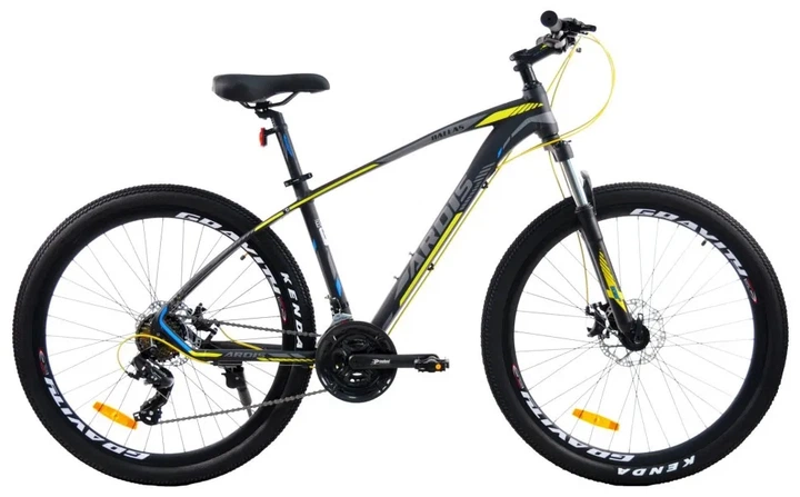 ВЕЛОСИПЕД 27,5 MTB AL "DALLAS", Сіро-жовтий (19" (172-182см)) - Фото 1 ВЕЛОСИПЕД 27,5 MTB AL "DALLAS", Сіро-жовтий (19" (172-182см)) - изображение 1