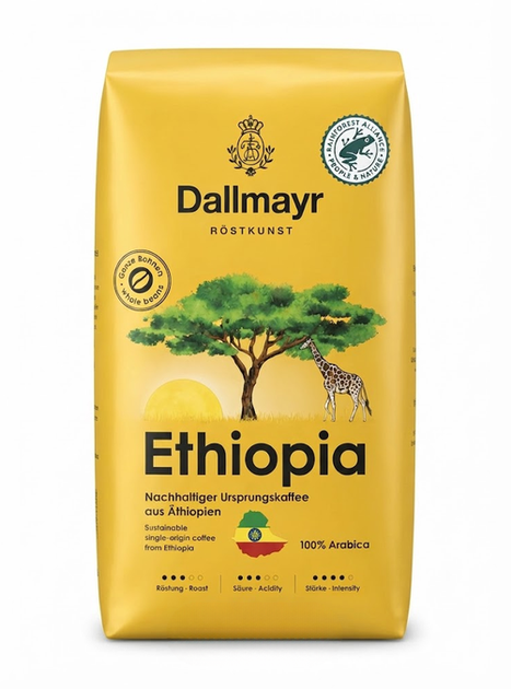 Зерновой кофе Dallmayr Ethiopia 510 г арабика 100% натуральный средняя обжарка с кофеином вакуумная упаковка для кофемашин кофеварок френч-пресса турки ароматный шоколадные цветочные травяные ноты лемонграсс - Фото 7 Зерновой кофе Dallmayr Ethiopia 510 г арабика 100% натуральный средняя обжарка с кофеином вакуумная упаковка для кофемашин кофеварок френч-пресса турки ароматный шоколадные цветочные травяные ноты лемонграсс - изображение 7