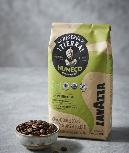 Кофе зерновой Lavazza Tierra Humeco 1015 г натуральный купаж арабика робуста с кофеином средней обжарки интенсивный ароматный шоколад сухофрукты густая крема для эспрессо макиато капучино латте профессиональных кофемашин - Фото 8 Кофе зерновой Lavazza Tierra Humeco 1015 г натуральный купаж арабика робуста с кофеином средней обжарки интенсивный ароматный шоколад сухофрукты густая крема для эспрессо макиато капучино латте профессиональных кофемашин - изображение 8
