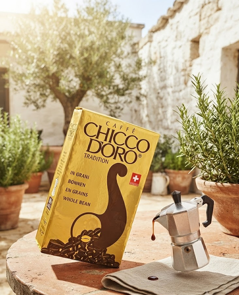 Кофе зерновой 270 г Chicco d'Oro Tradition 100% арабика средней обжарки с кофеином натуральные зерна для кофемашины американо эспрессо латте капучино ароматный швейцарский напиток - изображение 11