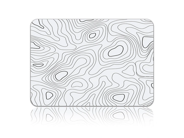 Килимок для миші WorkPlaceShop White Waves 210x300x3 мм (WPS-MP-10562-210x300) - Фото 1 Килимок для миші WorkPlaceShop White Waves 210x300x3 мм (WPS-MP-10562-210x300) - зображення 1
