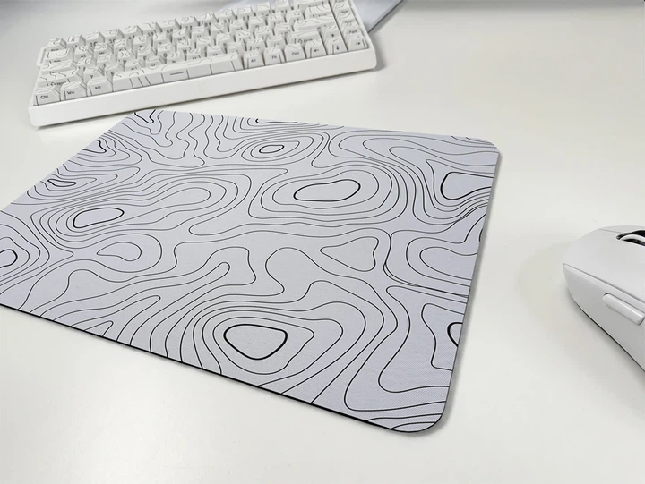 Килимок для миші WorkPlaceShop White Waves 210x300x3 мм (WPS-MP-10562-210x300) - Фото 3 Килимок для миші WorkPlaceShop White Waves 210x300x3 мм (WPS-MP-10562-210x300) - зображення 3