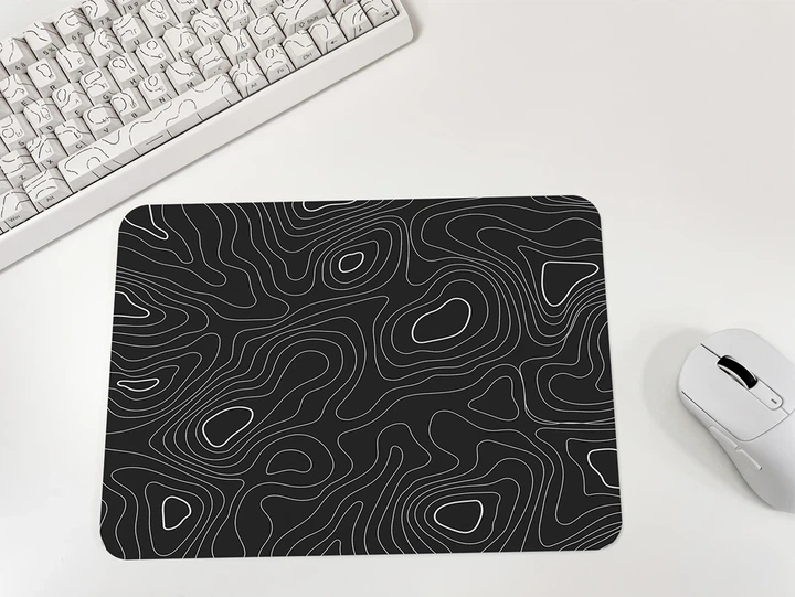 Килимок для миші WorkPlaceShop Black Waves 210x300x3 мм (WPS-MP-10551-210x300) - Фото 2 Килимок для миші WorkPlaceShop Black Waves 210x300x3 мм (WPS-MP-10551-210x300) - зображення 2