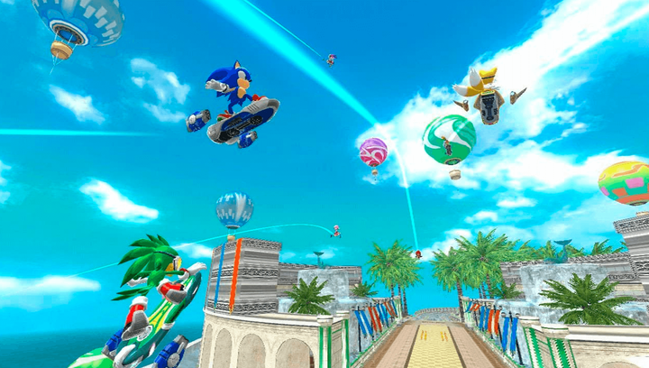 Игра Microsoft Xbox 360 Sonic Free Riders Kinect Английская Версия Б/У - изображение 4
