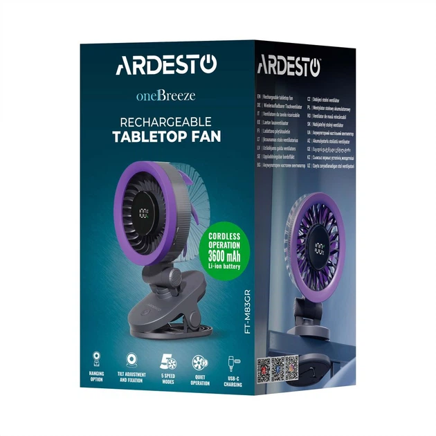 Вентилятор ARDESTO (FT-M83GR) - Фото 10 Вентилятор ARDESTO (FT-M83GR) - изображение 10