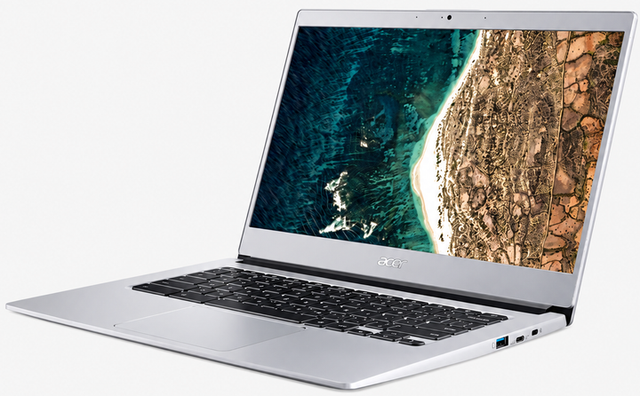 Ноутбук 14" Acer Chromebook 514 (CB514-1H-C1T8) Intel Celeron N3350 RAM 4GB eMMC 32GB 12ч батарея ChromeOS Алюминиевый корпус (UKR) - изображение 3