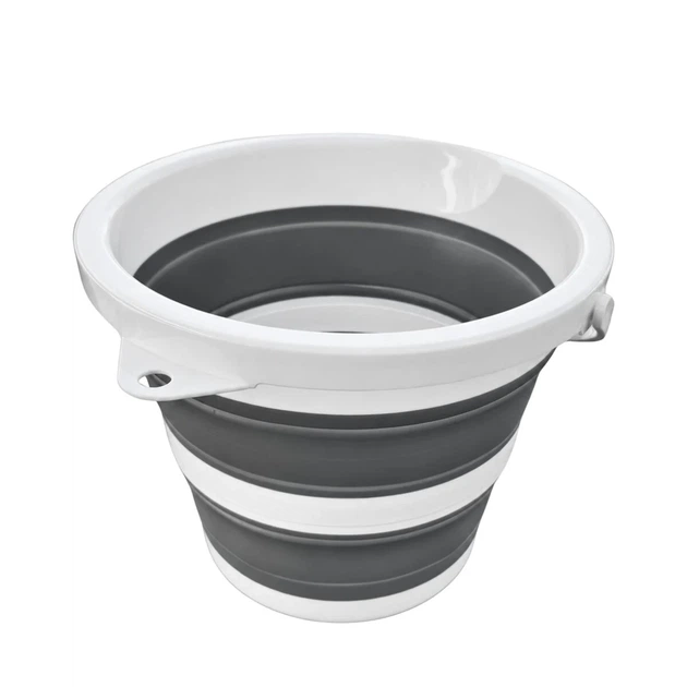 Відро складане з кришкою HomeStar пластикове 5 л 21x25 см - Фото 2 Відро складане з кришкою HomeStar пластикове 5 л 21x25 см - зображення 2