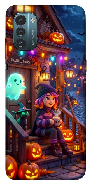 Чехол для Nokia G21 с принтом Little witch - Фото 1 Чехол для Nokia G21 с принтом Little witch - изображение 1