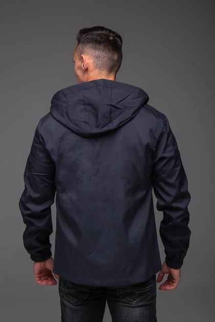 Чоловіча куртка вітрівка Softshell на флісі M синя 5503493s2 - зображення 5