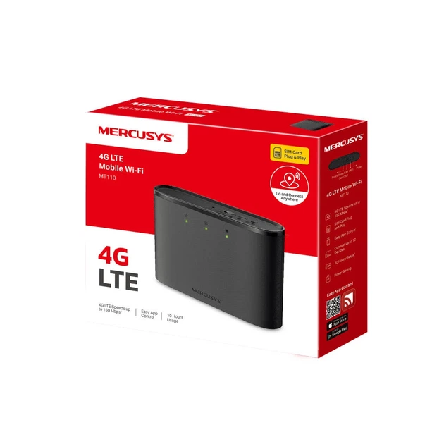 Мобильный маршрутизатор MERCUSYS MT110 N150, 4G/LTE, 2200мА*ч - изображение 10
