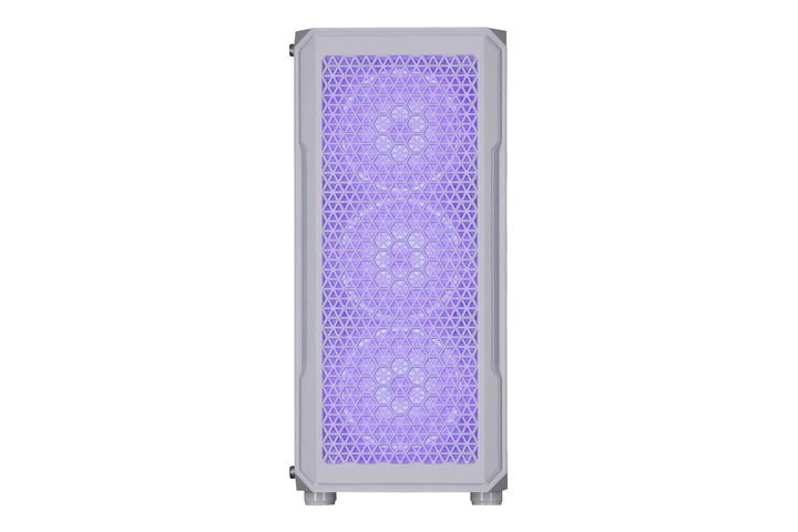 Корпус 2E GAMING Hexagon G338W без БЖ 2xUSB3.0, 1xUSB Type-C, 3x120 мм ARGB, 1x120 мм, VGA 330 мм, LCS ready, HUB, TG боковая панель, ATX, белый. - изображение 10