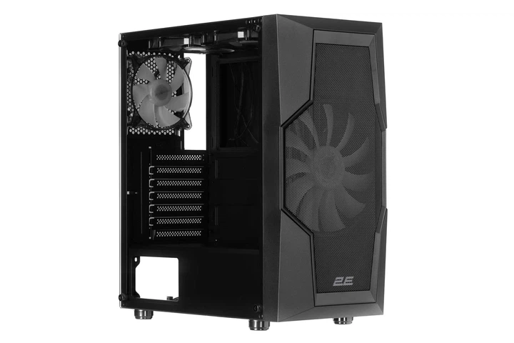 Корпус 2E GAMING Turbo G2057B без БЖ 2xUSB3.0, 1xUSB2.0, 1x200мм, ARGB, 3x120мм ARGB, VGA 345мм, LCS ready, HUB, TG боковая панель, ATX, черный. - изображение 8
