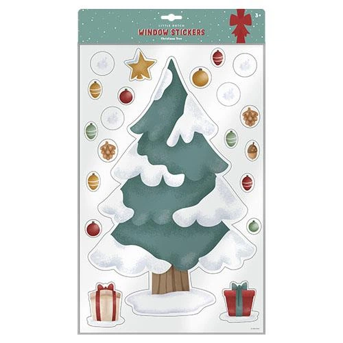 Naklejki na okno Little Dutch 126282 Christmas tree (8714274126282) - Zdjęcie 1 Naklejki na okno Little Dutch 126282 Christmas tree (8714274126282) - obraz 1