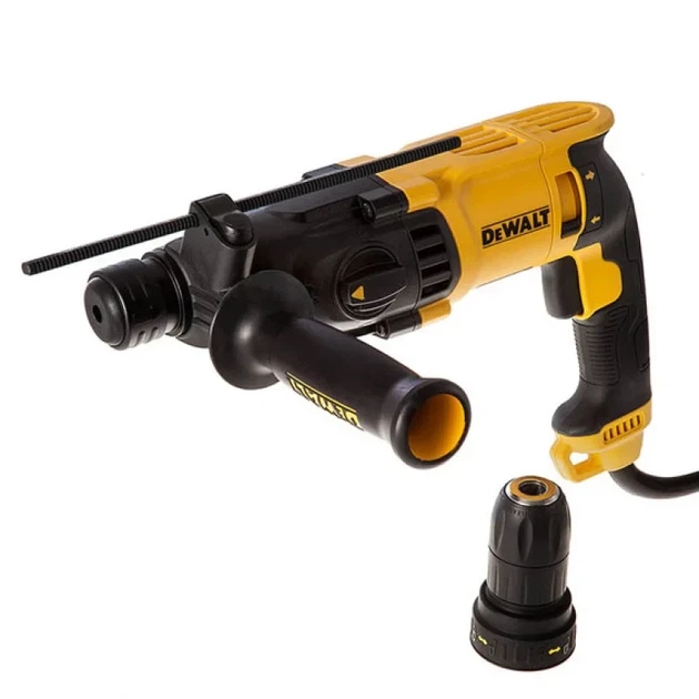 Перфоратор сетевой DeWALT SDS+ 800 Вт 3 Дж 1500 об/мин 5540 уд/мин D25134K-QS - Фото 2 Перфоратор сетевой DeWALT SDS+ 800 Вт 3 Дж 1500 об/мин 5540 уд/мин D25134K-QS - изображение 2