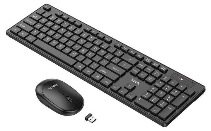 Комплект Hoco GM17 Wireless Keyboard and Mouse Set EN Black - изображение 2