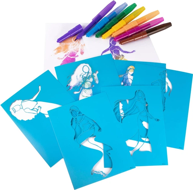 Набір для творчості Canenco Disney Little Mermaid Спрей-ручки з трафаретами TLM23364 (8719668007734) - зображення 3