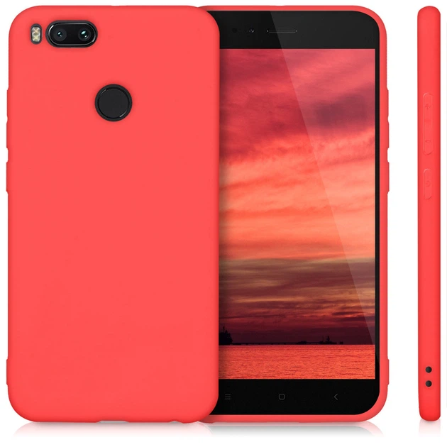 Чохол LUX для Xiaomi Mi A1 / Mi5X силікон soft touch бампер червоний - Фото 1 Чохол LUX для Xiaomi Mi A1 / Mi5X силікон soft touch бампер червоний - зображення 1