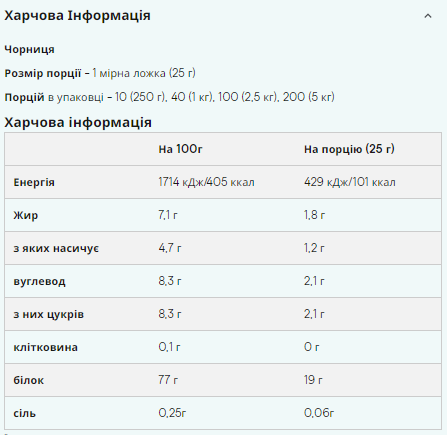 Сироватковий протеїн, Myprotein, 25 г, ваніль - зображення 2
